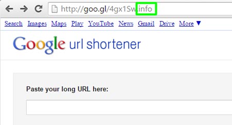 Bulk SMS Google URL Shortener
