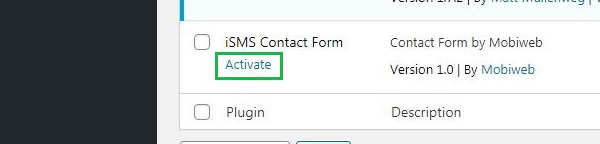Install WordPress iSMS Contact Form Plugin Bulk SMS Indonesia
