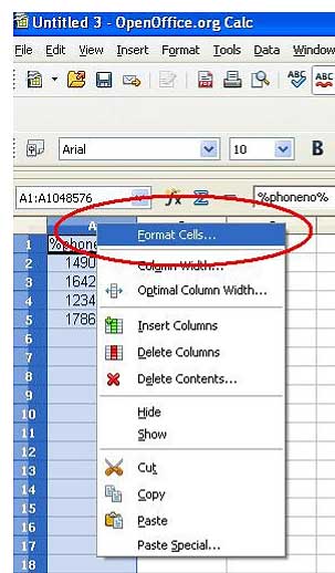 How to send SMS using CSV file